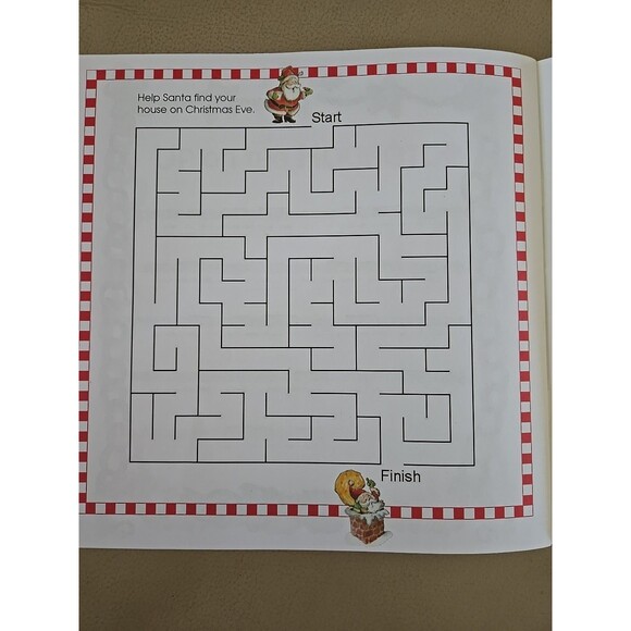 Up On The Housetop Stories Santa Christmas Book W/ Music/Lyrics Pre-owned, No CD - Picture 3 of 5